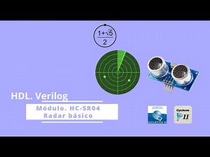 HDL. Verilog. HC-SR04 Basic Radar with LEDs