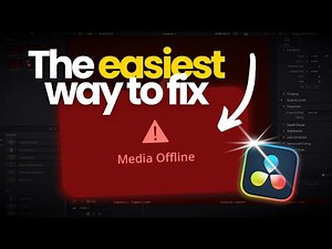 How to FIX Davinci Resolve Media Offline: THE EASIEST WAY!