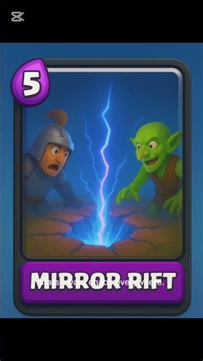 mirror rift new clash card #clashroyale #clashroyaleshorts #supercell #gaming