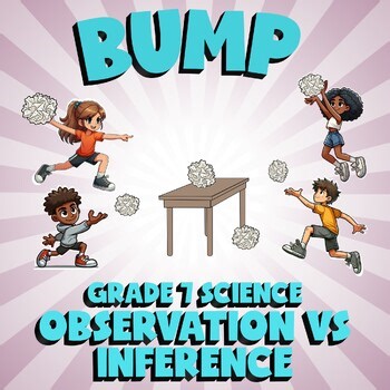 Observation vs Inference BUMP Science Game - No Prep Grade 7 Review