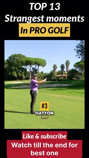 Top 13 Strangest Moments in Golf | Part 1