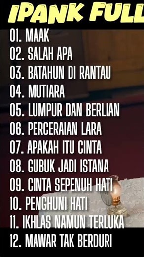 Ipank Full Album Terbaik 2026 - Maak, Salah Apa, Batahun Di Rantau Pop Trending #musicfavoritku