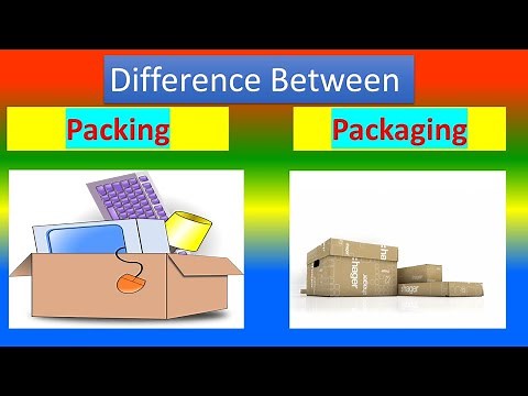 Difference between Packing and Packaging