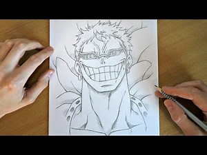Learn To Draw Donquixote Doflamingo | One Piece | Anime Drawing Tutorial 🦩🌊