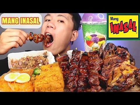 MANG INASAL MUKBANG| Chicken Inasal Mukbang| Pinoy Mukbang| Mukbang Philippines| Asmr Mukbang