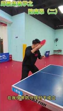 【乒乓粤频道】朝东乒乓邱老师教学第86集--防高吊（二）#乒乓球#乒乓球培训#比赛#粤语#佛山乒乓