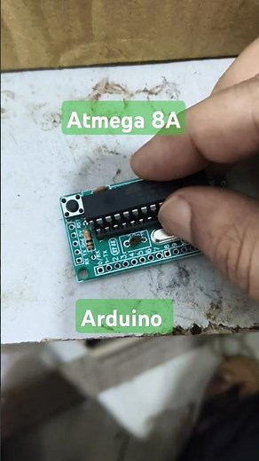 How Built Arduino Board Using ATmega8A DIY Microcontroller Project at low cost