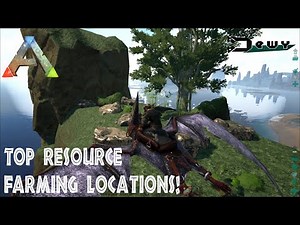 Ark Survival Evolved TheCenter Best Resource Farming Locations