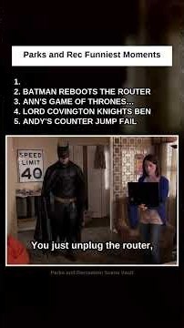 Parks and Recreation: #5 Andy's Counter Jump Fail · #4 Lord Covington Knights Ben · #3 Ann's Game of
