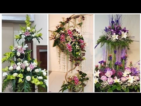 Fresh flower Church arrangement and decoration ideas