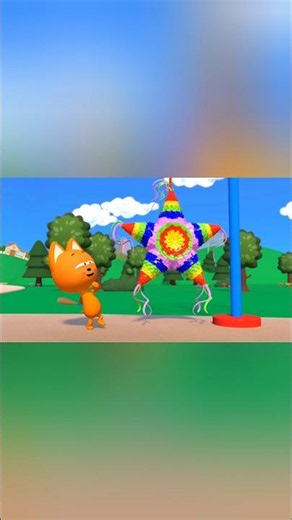What's Inside the Star Piñata? 😱⭐ #cartoon #bluetruck #animation