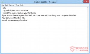 Extractor ransomware - rimuovere e ripristinare i file .xxx