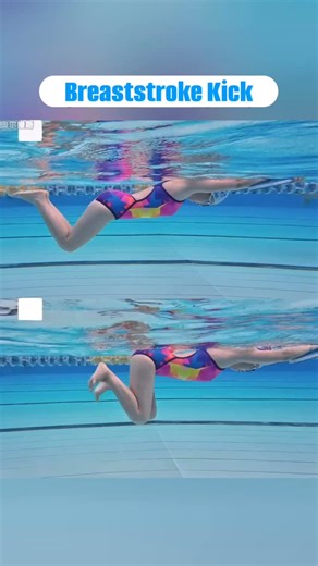 🎯 Perfecting the Breaststroke Kick ⚡️ The kick is the powerhouse of breaststroke, and mastering it can make your glide smoother and faster. Here’s how to break it down: ◉ 1. Streamline Position: Start tall and long, with your body straight and legs extended. Toes should be pointed behind you. ◉ 2. Heel Recovery: Gently bend your knees and bring your heels toward your hips. Keep your knees close together (don’t let them flare out too wide). ◉ 3. Outward Rotation: Flex your ankles and turn your f