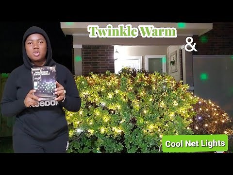 Dual Color Super Twinkle Lights | How to Hang Net Lights