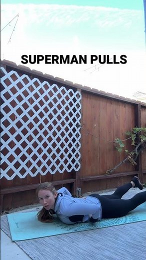 Superman Pulls Tutorial - back exercise