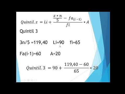 Measures of position 5 Quintiles