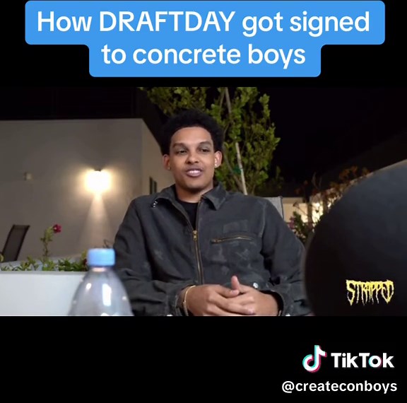 How draft got sign to concrete