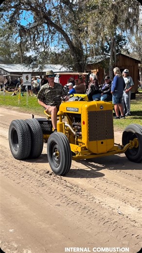 Meet Low-N-Mow, and old-school Worthington with dually attitude rolling like a farm-built lowrider with a vintage twist. #LowriderStyle #VintageTractor #CustomTractor #TractorLife #FarmBuilt #OldIron #ClassicTractor #DuallyLife #Slammed #ShowTractor #WorthingtonTractor #LowAndSlow #TractorShow #RestoredNotRetired #CustomBuild | Internal Combustion