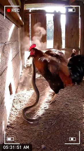 Hero Rooster Protects Chicks from Snake Attack | Saving Earth’s Souls