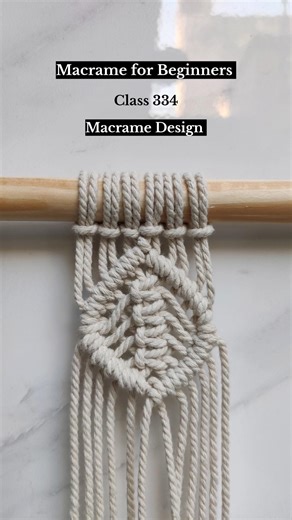 Macrame for Beginners Class 234 #macrame #macrameforbeginners #macramedesign #macramepattern #diy