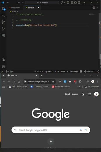 JavaScript Console.log