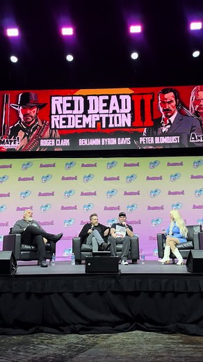 Q&A with the cast of #reddeadredemption2 🤠