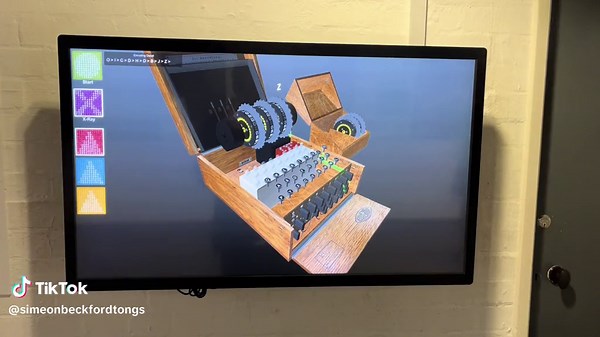 Enigma machine interactive simulation