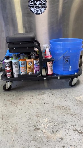 Sit, scoot, and store with the Soft Stool Ultimate Detailing and Utility Cart! Detailing your ride just got that much easier and that much more convenient with the extremely versatile and easy-to-use Soft Stool Detailing Cart. This cart is perfect for detailing those low areas of your vehicle you just can’t reach or have too much trouble trying to thoroughly clean. The Soft Stool eliminates the need to hunch over or be on your knees and allows you the ultimate level of mobility so you can easily