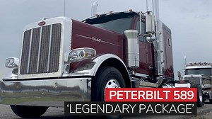 Brand-new Peterbilt 589 and 'Legendary' trim package