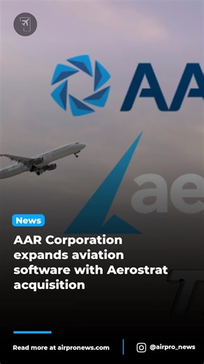 AirPro News on Instagram: "AAR Corporation has expanded its digital capabilities in aviation maintenance software with the strategic acquisition of Seattle-based Aerostrat for $15 million plus contingent consideration. This follows AAR's 2023 acquisition of Trax, enhancing its portfolio with long-range maintenance planning alongside operational ERP solutions. The aviation MRO software market is rapidly growing, expected to reach $11.68 billion by 2032, driven by fleet expansions, regulatory dema