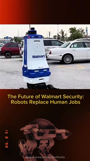 318K views · 1.2K reactions | Walmart’s new “robot” security guards spark outrage as critics say the tech push sacrifices human workers and raises privacy fears. #Walmart #Robots #JobLoss #RetailNews #Automation #SelfCheckout #CustomerConcerns | FloridaHillbilly | Facebook