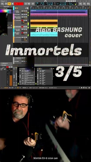3/5 IMMORTELS Alain BASHUNG #cover #bashung #song #shorts #essai #mixtape #firsttime