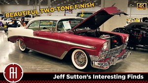 This video features a beautiful Dusk Plum 1956 Chevrolet Bel Air. This car features one of the early Chevrolet V8s which is actually not the first V8, but would start the trend of what would become a long history of pushrod V8s. | ClassicCars.com