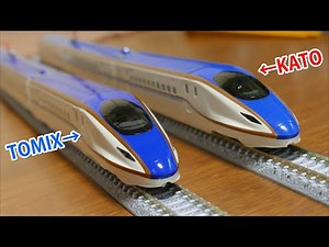 Nゲージ TOMIX E7系北陸新幹線を紹介して以前に購入したKATOのE7系と比べてみました