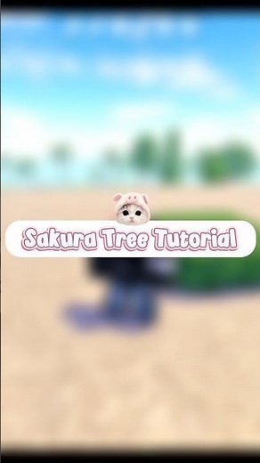 Sakura Tree Build Tutorial in Restaurant Tycoon 3! #roblox #restauranttycoon3