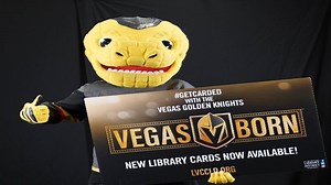 Get a Vegas Golden Knights library card for Library Lovers' Month