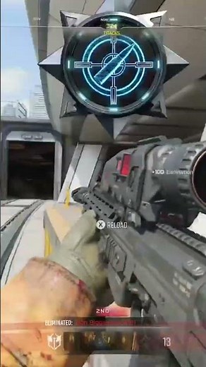 Finally figured out how to hip fire with snipers in this COD! #blackops #callofduty