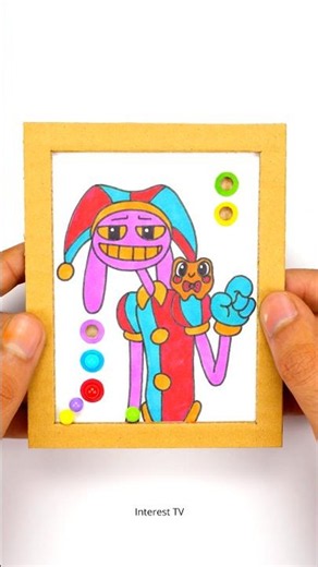 The Amazing Digital Circus Jax Ribbit Cardboard-Pinball Game Easy #shortsvideo #tadc #jax