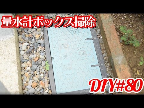 【水道メーターボックス】量水計ボックスが泥とナメクジで凄いことになっていたのでお掃除