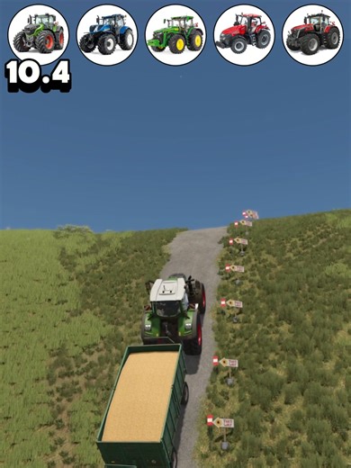 Tractors Double Trailer Pull Test 🚜💪 Who Is The Strongest? | FS25 Which tractor can handle double trailer pulling without losing power? 🚜🔥 Watch this ultimate tractor strength test in Farming Simulator 25 as different machines try to pull heavy twin trailers! Who do you think wins — Fendt, John Deere, Case, or New Holland? 👇 #fs25 #farmingsimulator25 #tractor #tractortest #tractorpulling #farminglife #simulatorgame