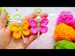 It's so Cute ☀️💖 Easy Dragonfly Making Idea with Yarn - You will Love It !! DIY Amazing Yarn Crafts
