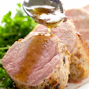 397K views · 1.7K reactions | Garlic Butter Pork Tenderloin will have you wanting to lick the plate! ✅RECIPE: https://thestayathomechef.com/garlic-butter-pork-tenderloin/ | Recipes | Facebook