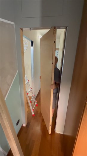 DIY sliding door installation: the beginning! #slidingdoors #neverendingstory #DIY #wood