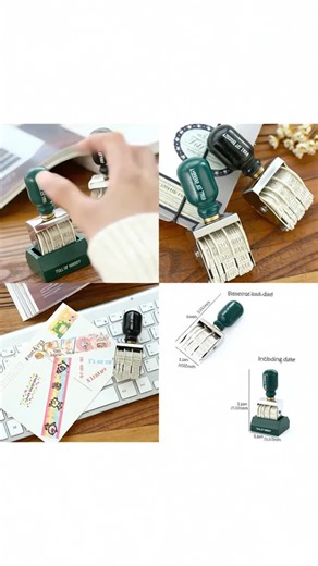 Vintage Date Postmark Stamp, 1 Count DIY Roller Knob Stamp, Custom Stamp for Home School Office, Office Stationery & Supplies #stationery #westmanatelierhighlighter #customvinylstickers #cutestationery #magnetstickers #custompens #stickerpaper #customembosser #cuteschoolsupplies #custombadgeholders