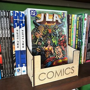 Comic Book Storage Box: Personalized Shelf Display, Holds up to 60 Comics - Etsy