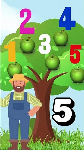 Counting Green Apples - Songs for Kids 🍏