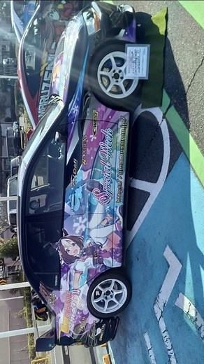ウマ娘スペシャルウィーク痛車三菱LANCER EVOLUTION VⅢ・KANATA痛フェス下妻イオン20251130冬