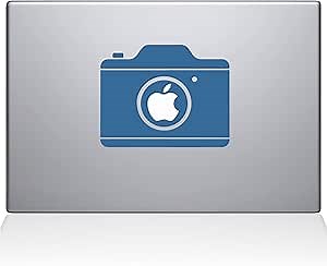 The Decal Guru 2084-MAC-12M-LB Simple Camera Decal Vinyl Sticker, Light Blue, 12" MacBook