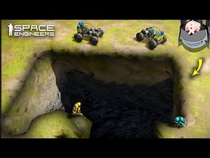 This mod Brings Procedural Caves to Planets, Space Engineers