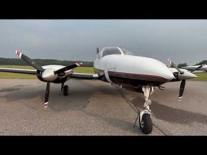 Cessna 414 engine startup